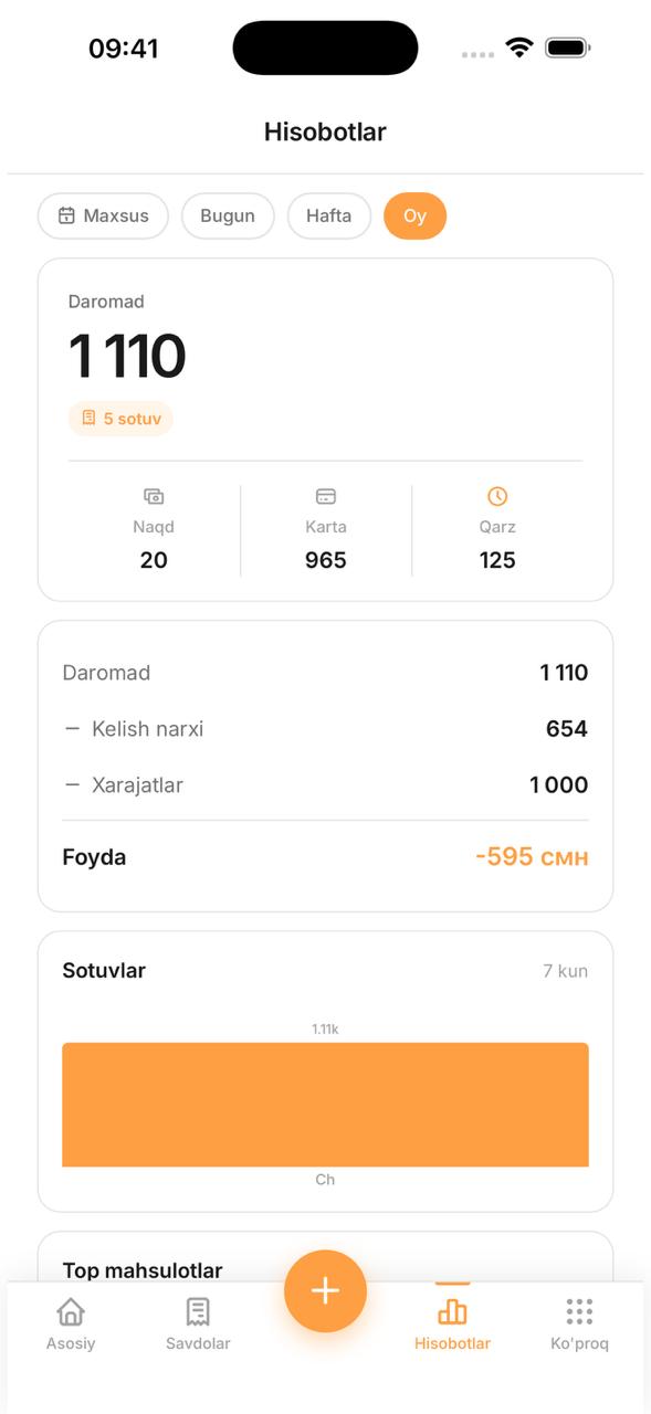 1Hisob Lite,Reports