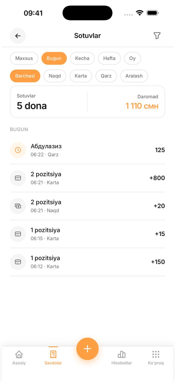 1Hisob Lite,Sales